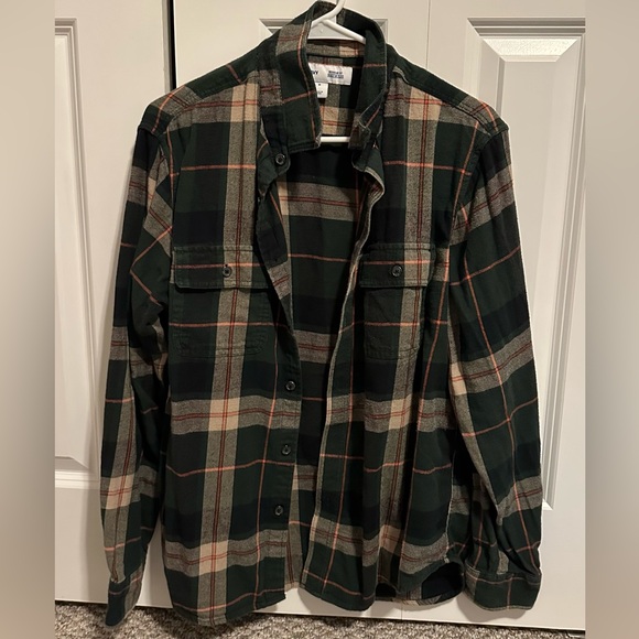 Old Navy Other - Green, tan, and orange flannel from Old Navy